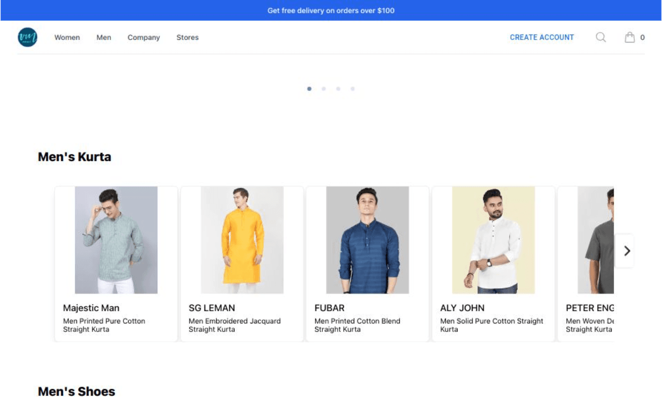 V-Shop Web App